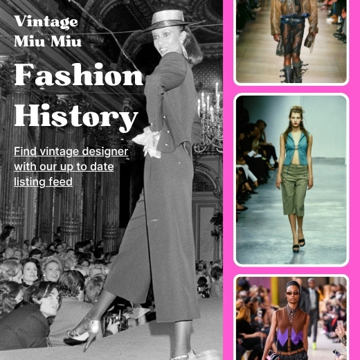 Miu Miu fashion history runway looks